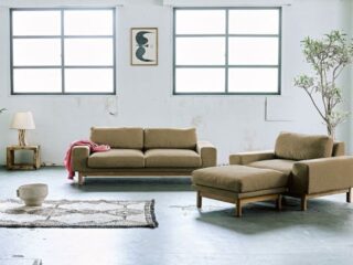 バージュソファ